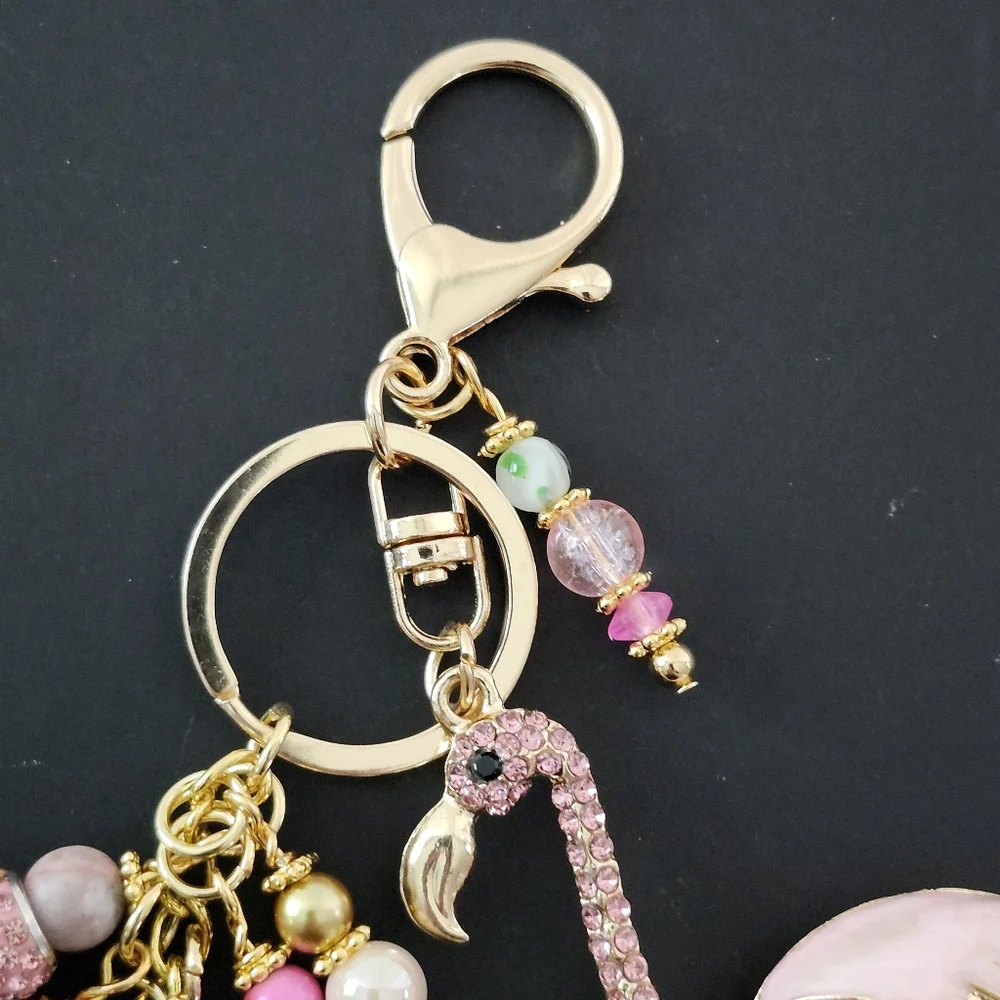 Handmade pink flamingo